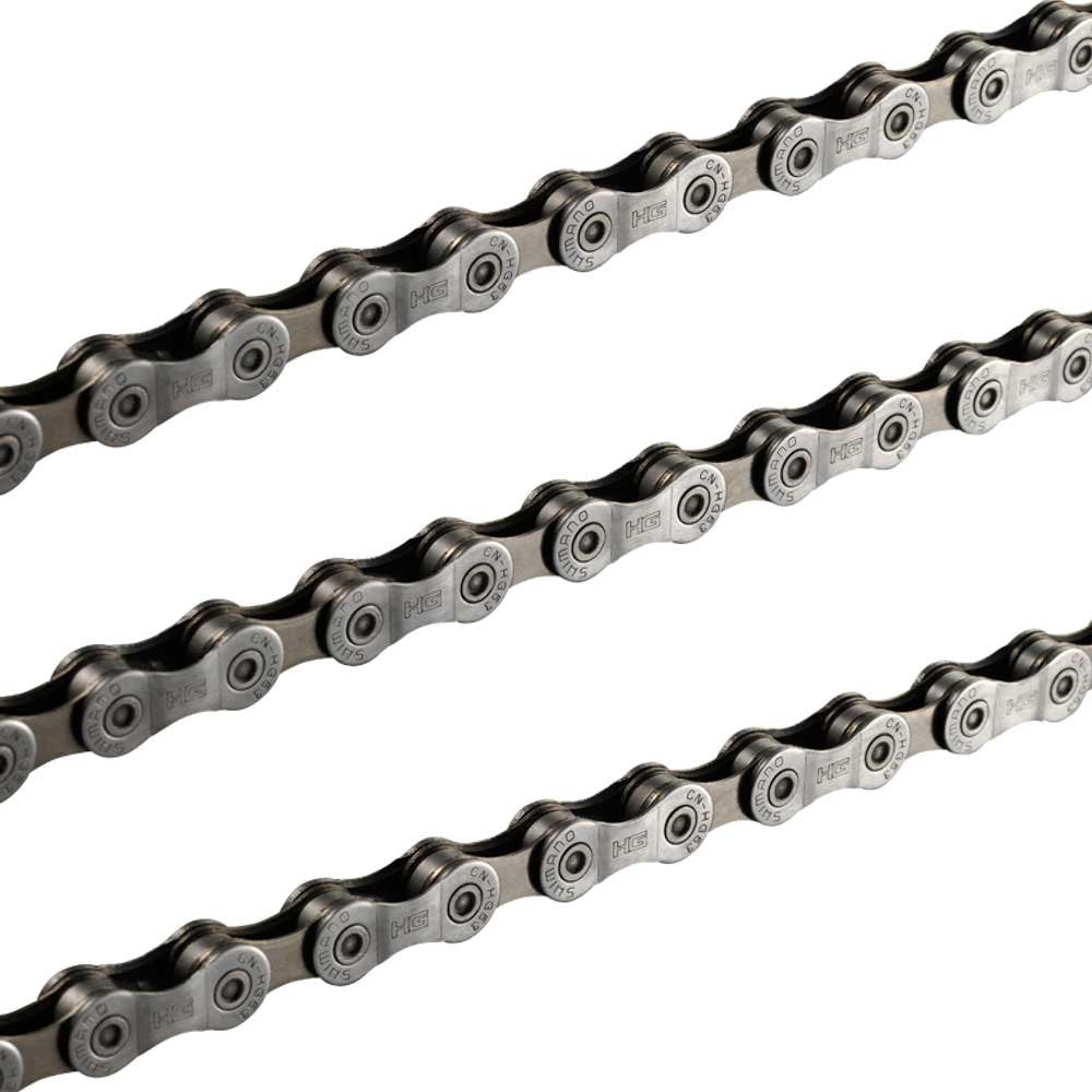 Shimano Deore HG53 114L GY Chain - Grey, 9 Speed