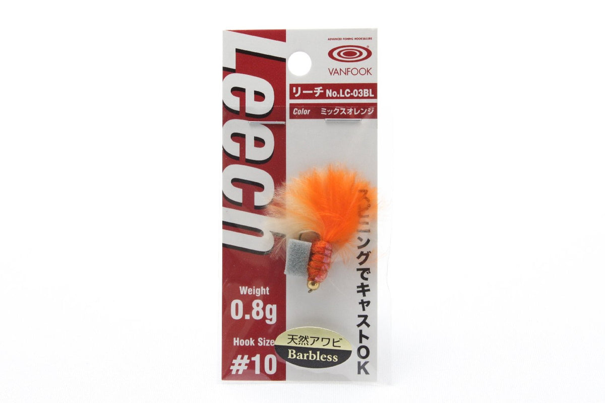 Vanfook 26573 Leech 0.8g LC-03BL 0.8g Mix Orange