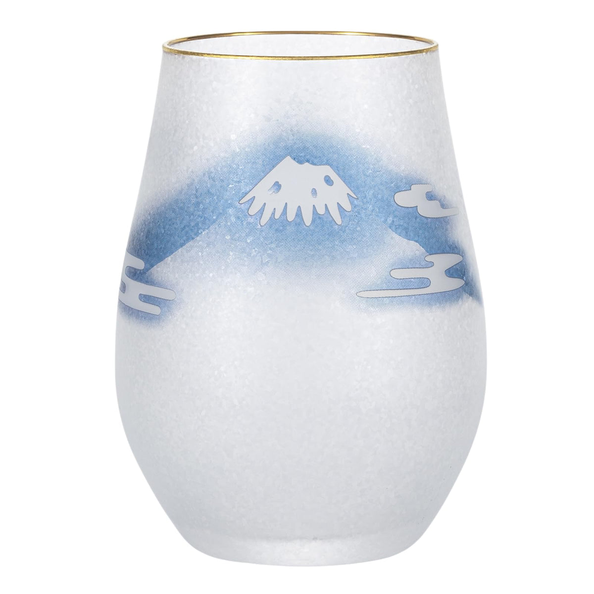 ADERIA 6847 Premium Nippon Taste, Japanese Taste, Fuji Moon Rabbit Figure, Glass, 12.2 fl oz (360 ml), Made in Japan, Japanese Pattern, Father's Day, Mother's Day, Respect for the Aged, Stylish