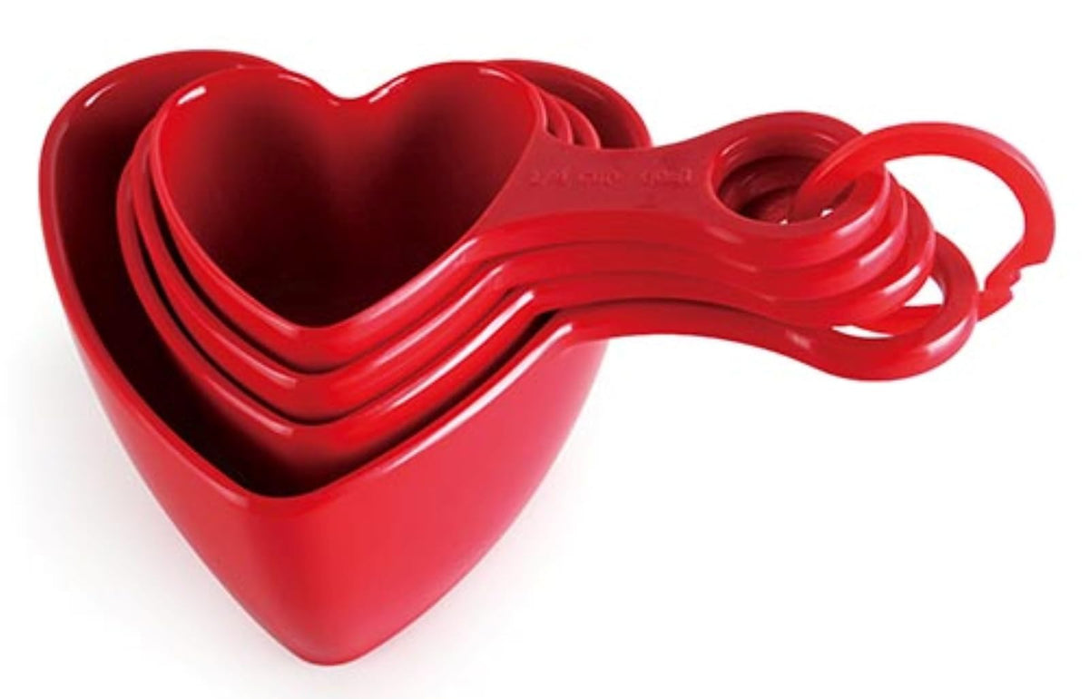 Sato Metal Industry SALUS Heart Measuring Cup 4 pcs