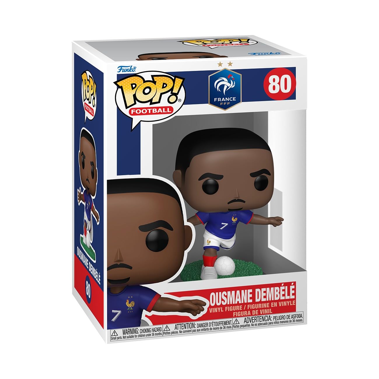 Funko Pop! Football: France - Ousmane Dembele - World Cup 2026 - France - Collectable Vinyl Figure - Gift Idea - Official Merchandise - Toys for Kids & Adults - Sports Fans