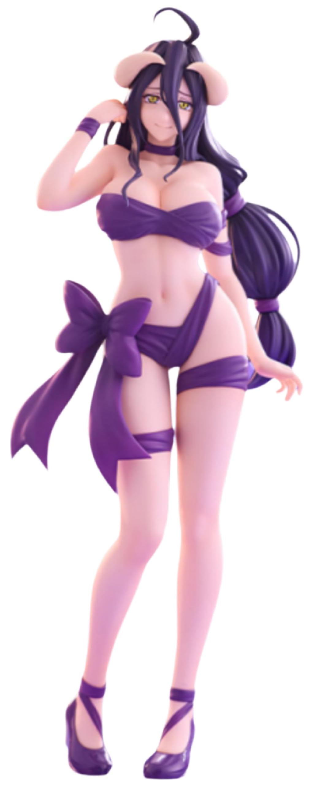 Thunder Tech Overlord BiCute Ribbons Figure Albedo – Anime Collectible Figure