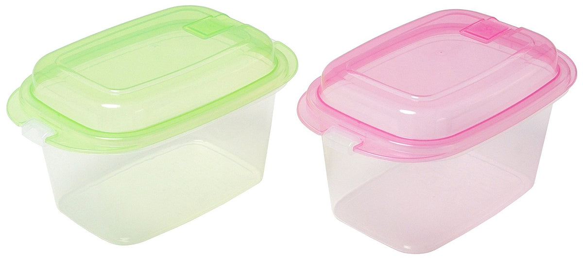 Sanko Plastic Food Storage Container, Everpack Rectangular Shape with Air Valve