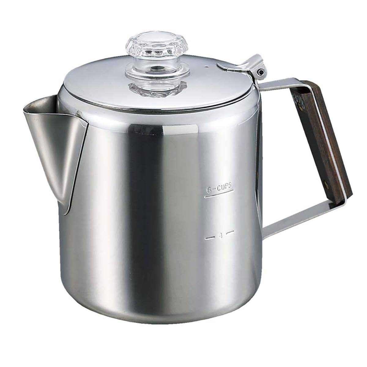 Captain Stag 18-8 Stainless Steel Percolator 6 Cup M-1224