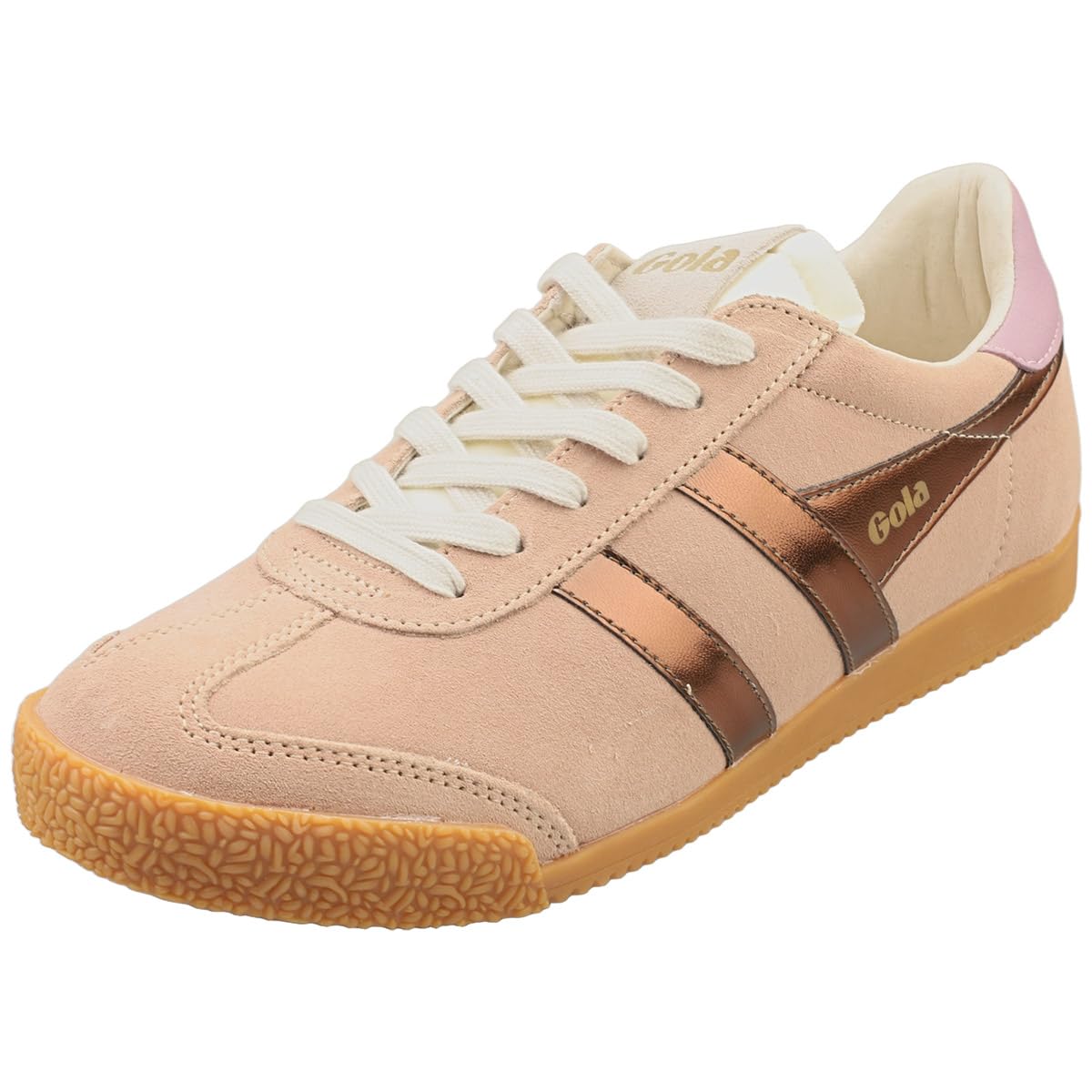 Gola, Women's, Elan Glitz, Cameo/Bronze/Candy, 8.5, Medium