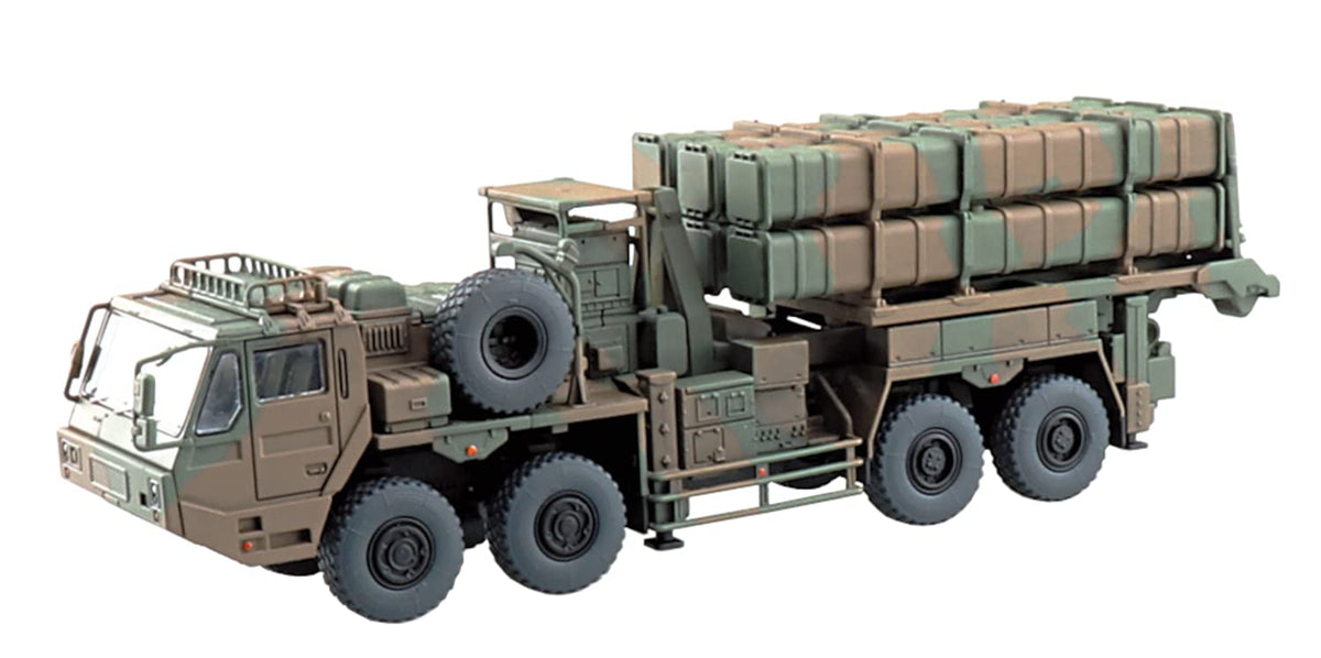 Aoshima Bunka Kyozai 1/72 Military Model Kit, No. 18, Ground Self-Defense Forces, Type 12, Ground Anti-Ship Guide, Plastic Model