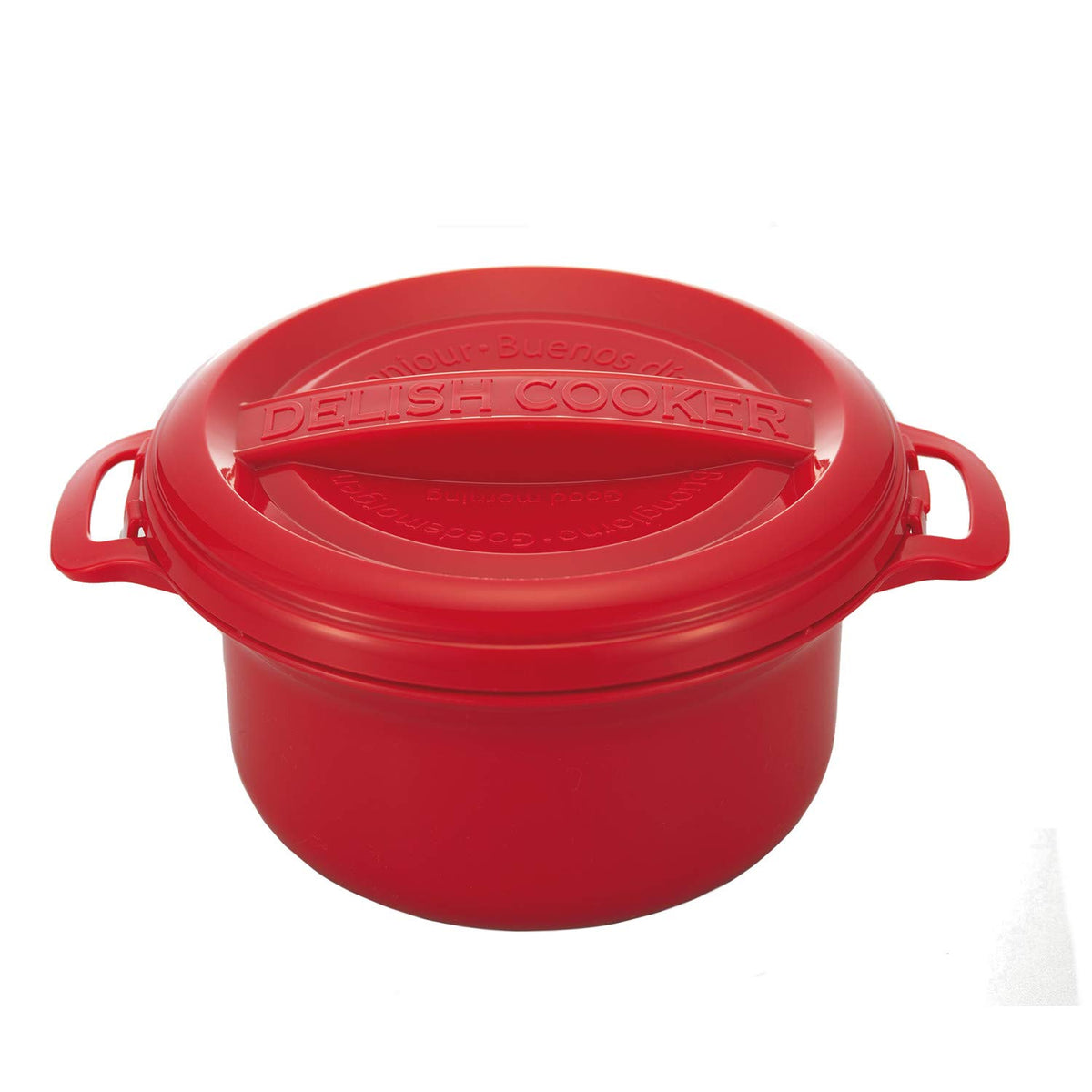 Imotani KB-710 Microwave Cooking Pot, Morning Cooker, 25.2 fl oz (740 ml), Red