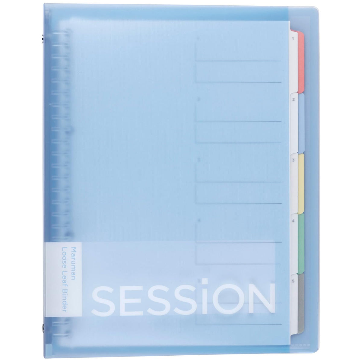 Maruman F310A-52A Loose Leaf Binder Session B5, 26 Holes, Sora IRO