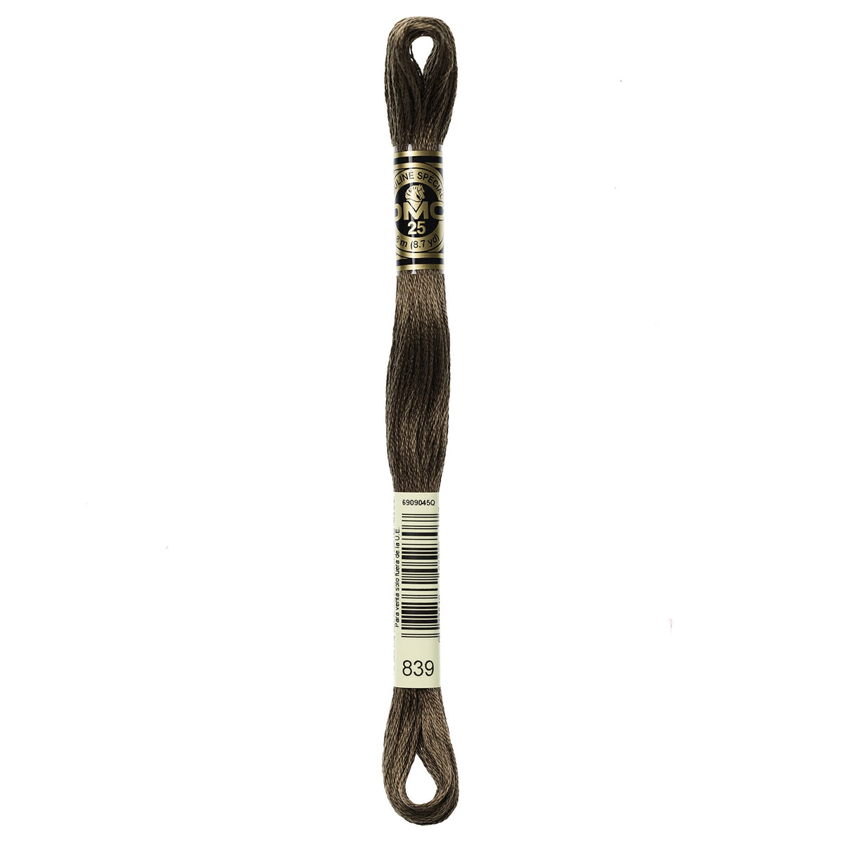DMC 6-Strand Embroidery Cotton Floss, Dark Beige Brown