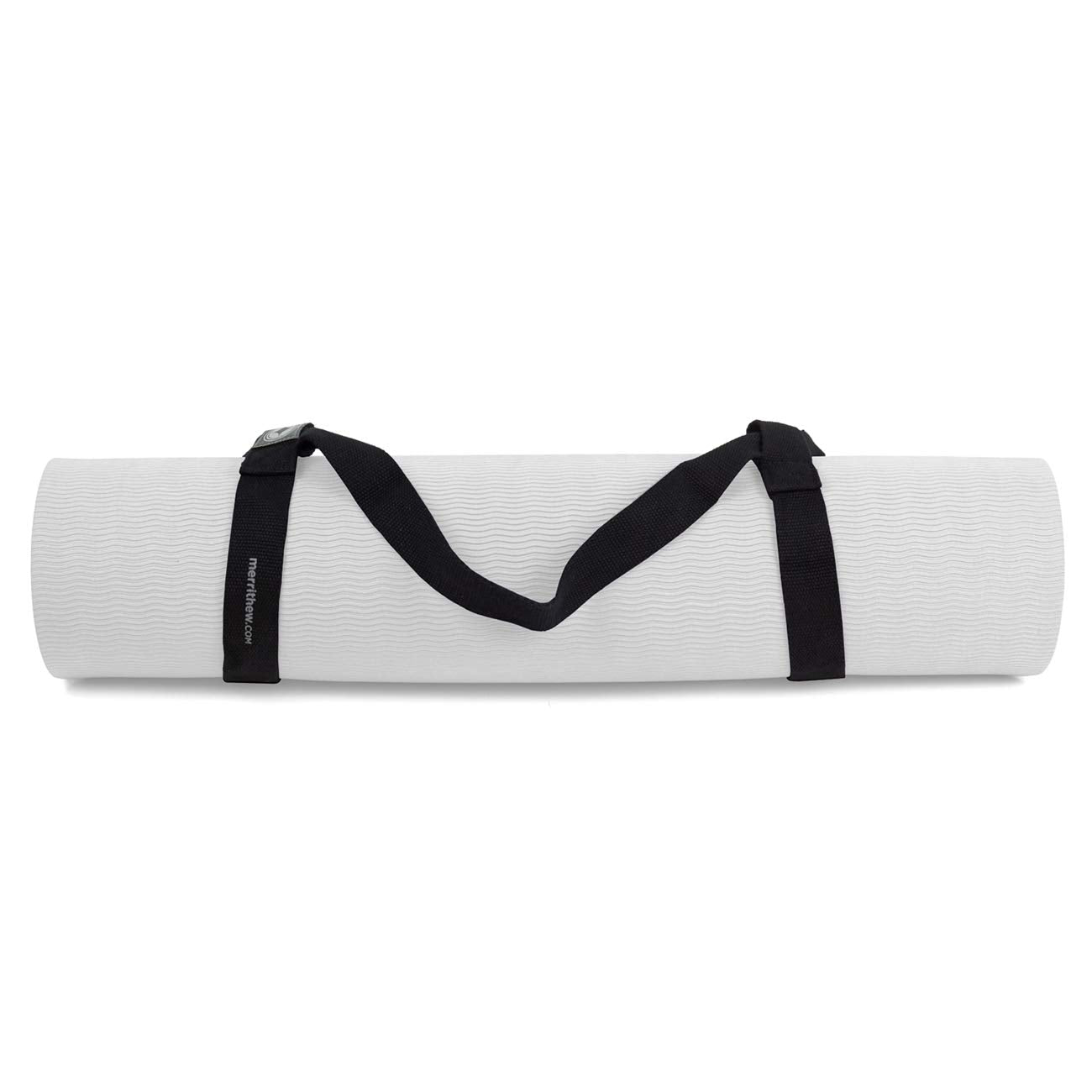 MERRITHEW Mat Strap, Sling (Black), 26 inch / 66 cm