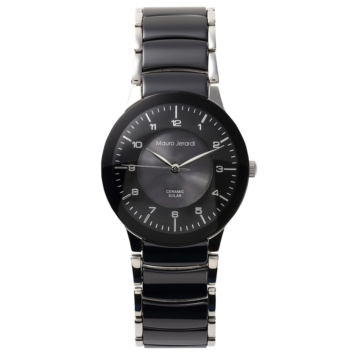 Mauro Jerardi MJ043-2 Mens Solar Ceramic Wristwatch