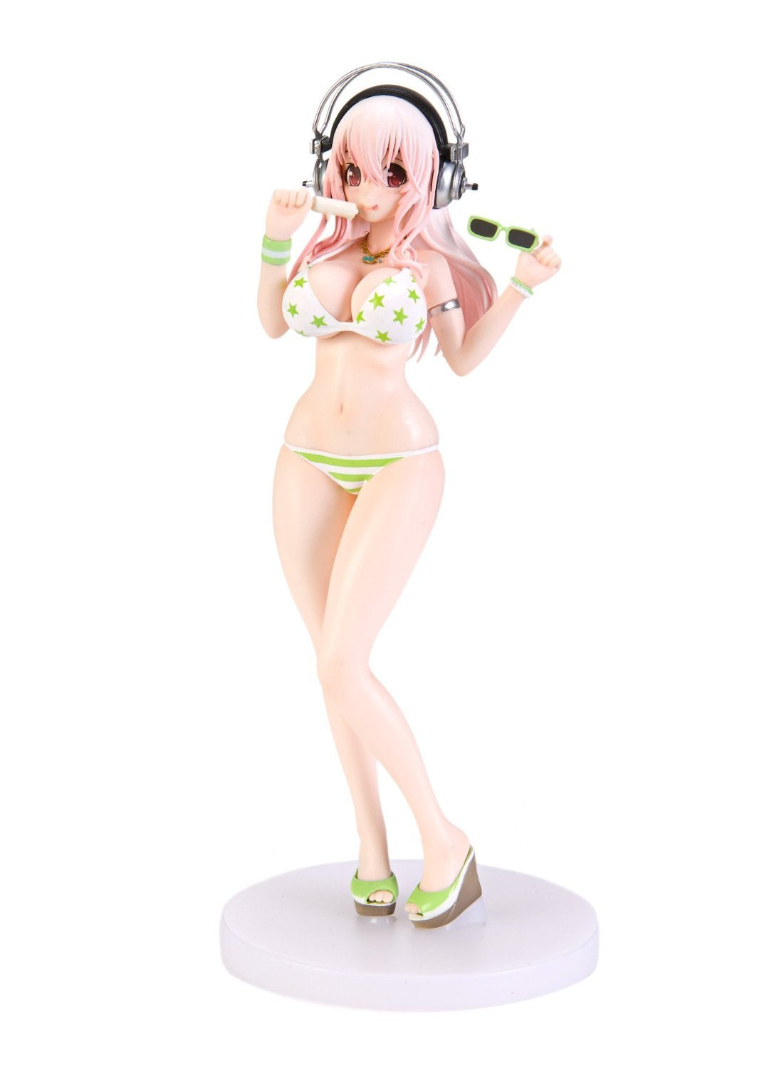 Taito Super Sonico Summer Beach Swimsuit Figure - Muscat Macaron