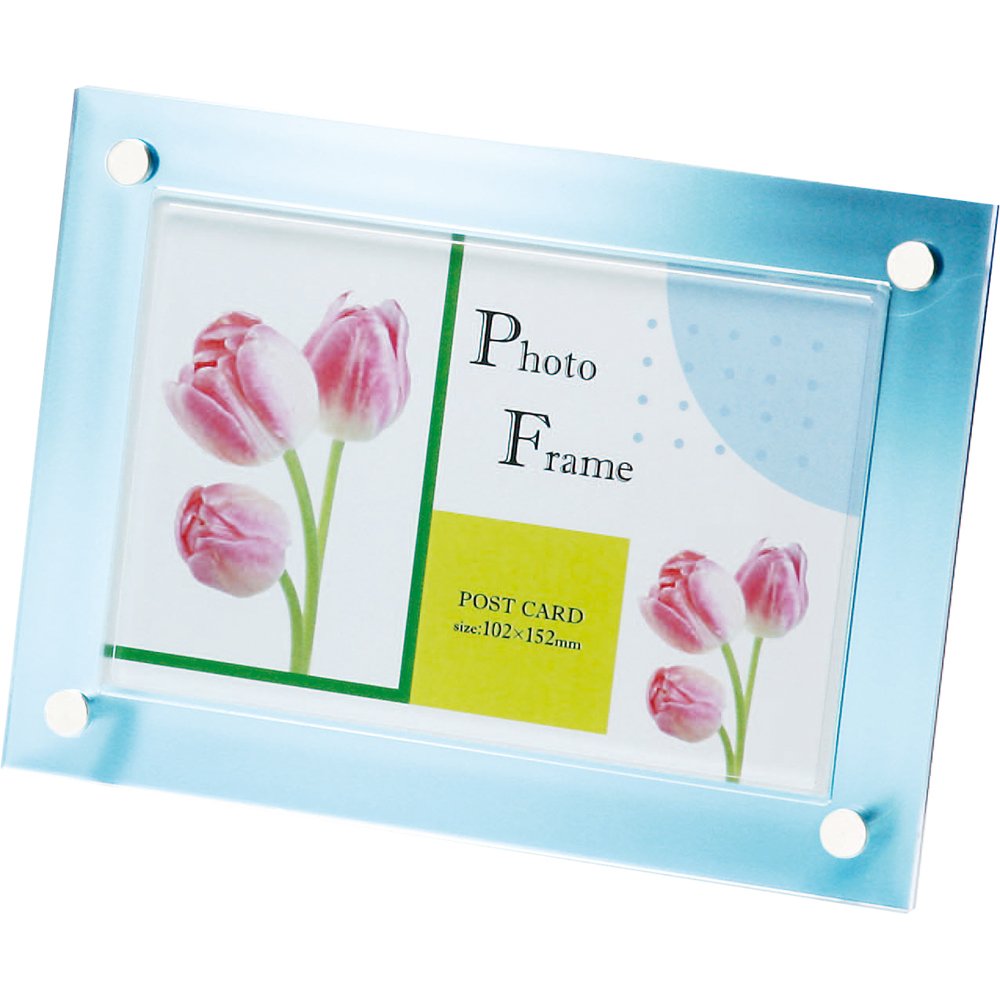 Nakabayashi Fu-TP-203-2L-B Color Photo Frame, For 2L Size, Blue