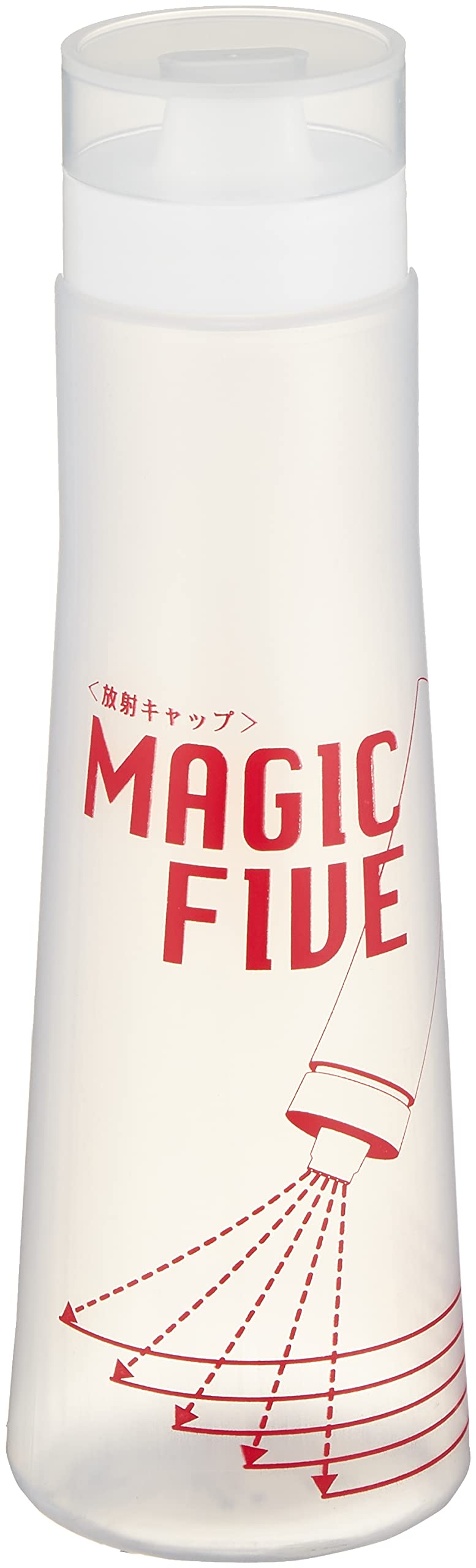 Endo Shoji BDI404 Magic Five Condiment Container, Commercial Use, 10.1 fl oz (300 cc), White, Made in Japan