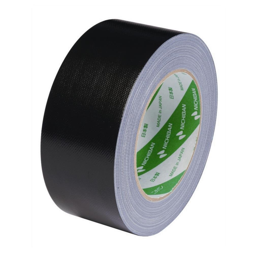 Nichiban 102N6-50 Cloth Tape, 2.0 inches (50 mm) x 86.5 ft (25 m) Roll, Black