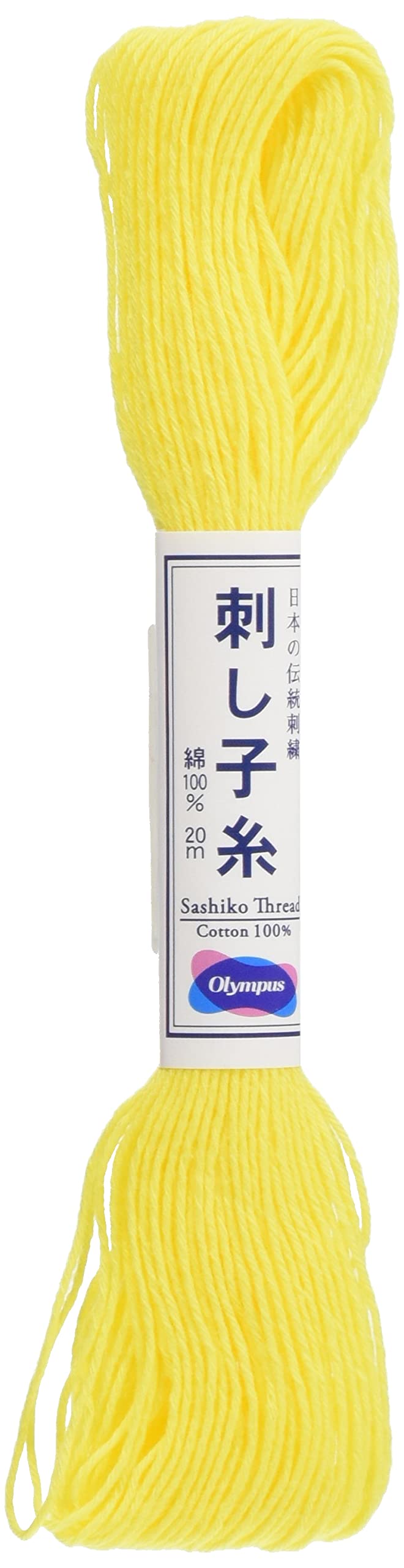 Olympus Sashiko Thread 22YD, Lemon Yellow