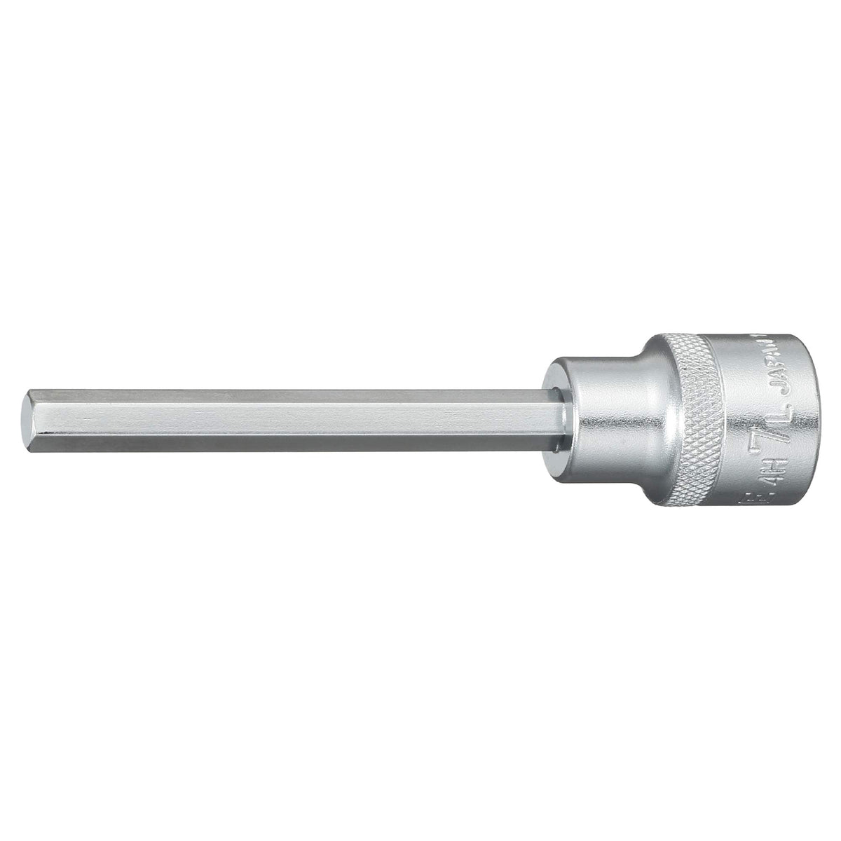TONE HP4H-07L Long Hexagon Socket, 0.5 inch (12.7 mm) (1/2 mm), Double Side Width 0.3 inches (7 mm)