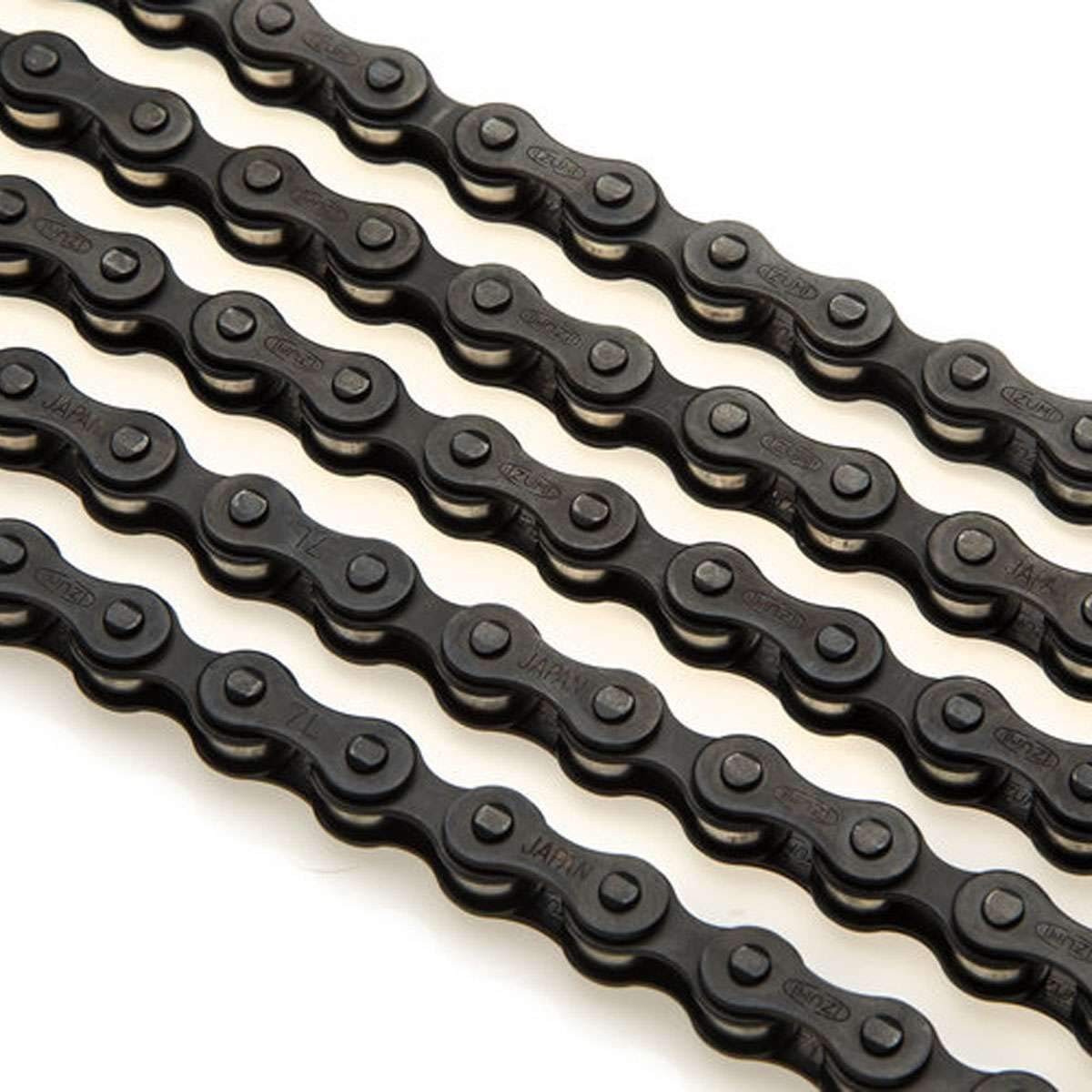 Izumi 410 Collaborations Bicycle Chain - 1/2 x 1/8, 116 Links - Jet Black/Silver - 410JB MASH S
