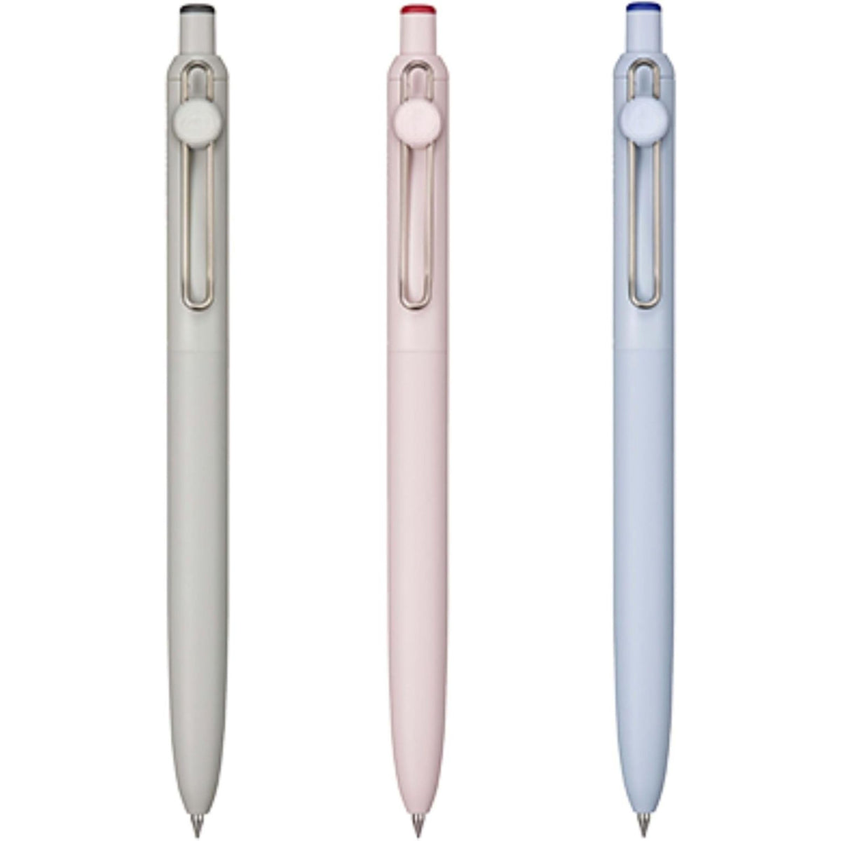TTDLMO Zento Gel Ink Pens, 3 Pack Black Red Blue Ink, Fine Point - 0.5mm