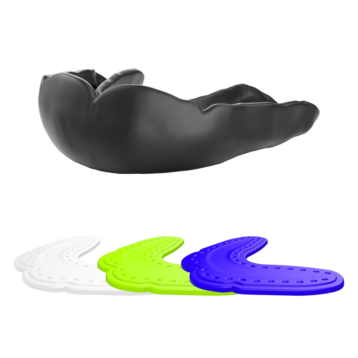 Shock Doctor Slim Mouthguard 2.4mm Thin Mouth Guard. Microfit for Football, Hockey, Lacrosse, Baseball, Softball, Basketball and More. Youth and Adults. Also for Night Guard Teeth Grinding