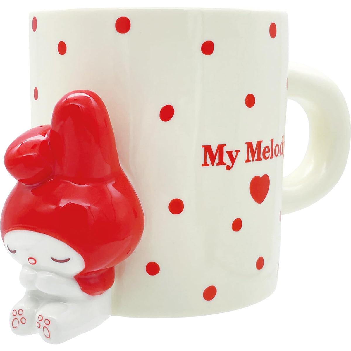 Sanrio (SANRIO) Mug "My Melody" Sweet Diameter Approximately 12 x 8 cm 300 ml Tableware Pamper Accessories Birthday Gift Items White SAN4643