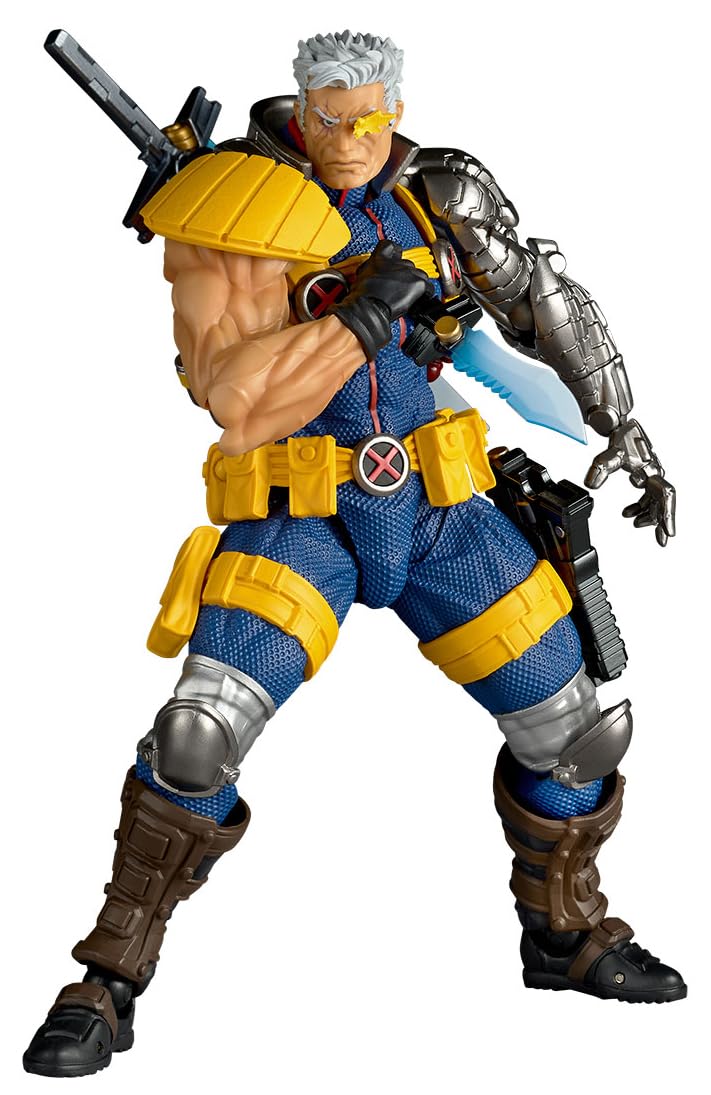 KAIYODO Revoltech Amazing Yamaguchi X-MEN Cable Ver.1.5, Total Height Approx. 6.7 inches (170 mm), Non-scale, PVC, ABS, POM, Painted Action Figure NR083