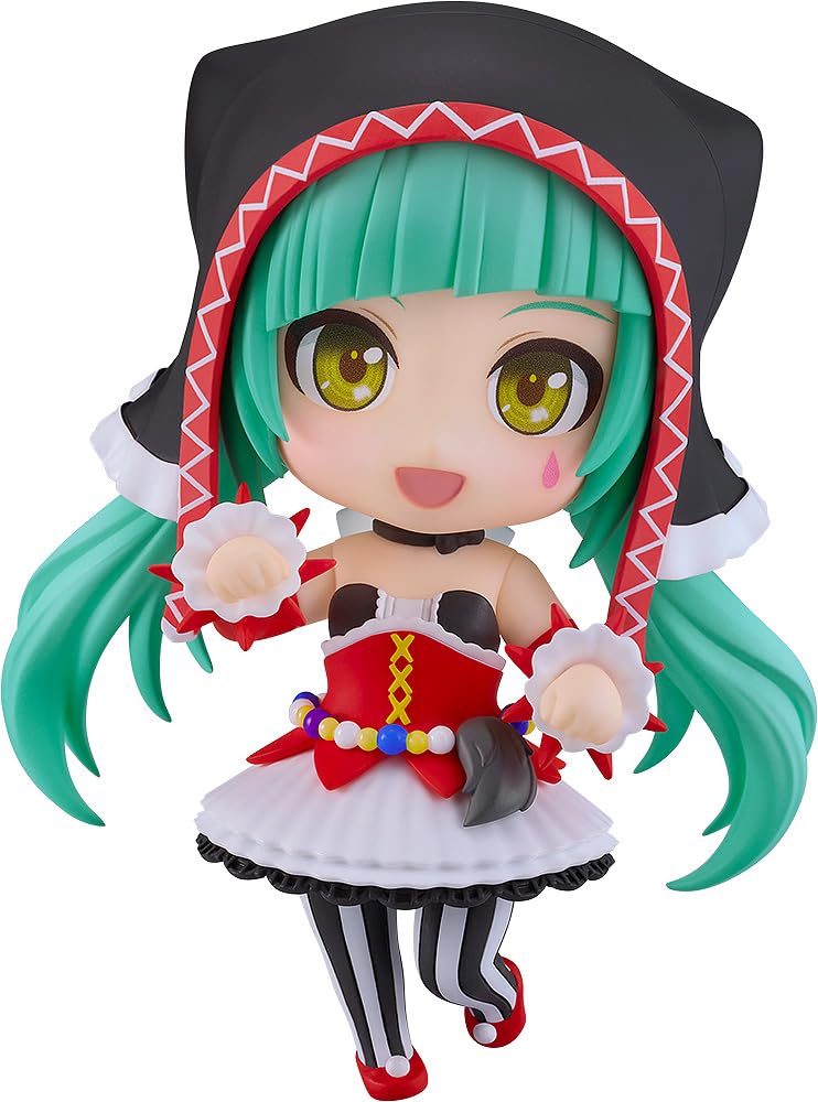 Good Smile Company SEGA feat. HATSUNE MIKU Project Nendoroid Hatsune Miku Pieretta Ver. Plastic, Pre-painted Action Figure, Non-scale, Exclusive Base Included, Total Height Approx. 3.9 inches (100 mm)