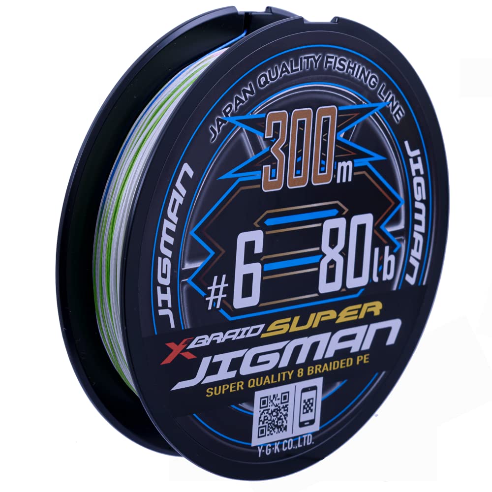 Yotsuami X-Braid Super Jigman X8, 984.3 ft (300 m), 60 lbs (Gou No. 4), 5 Colors