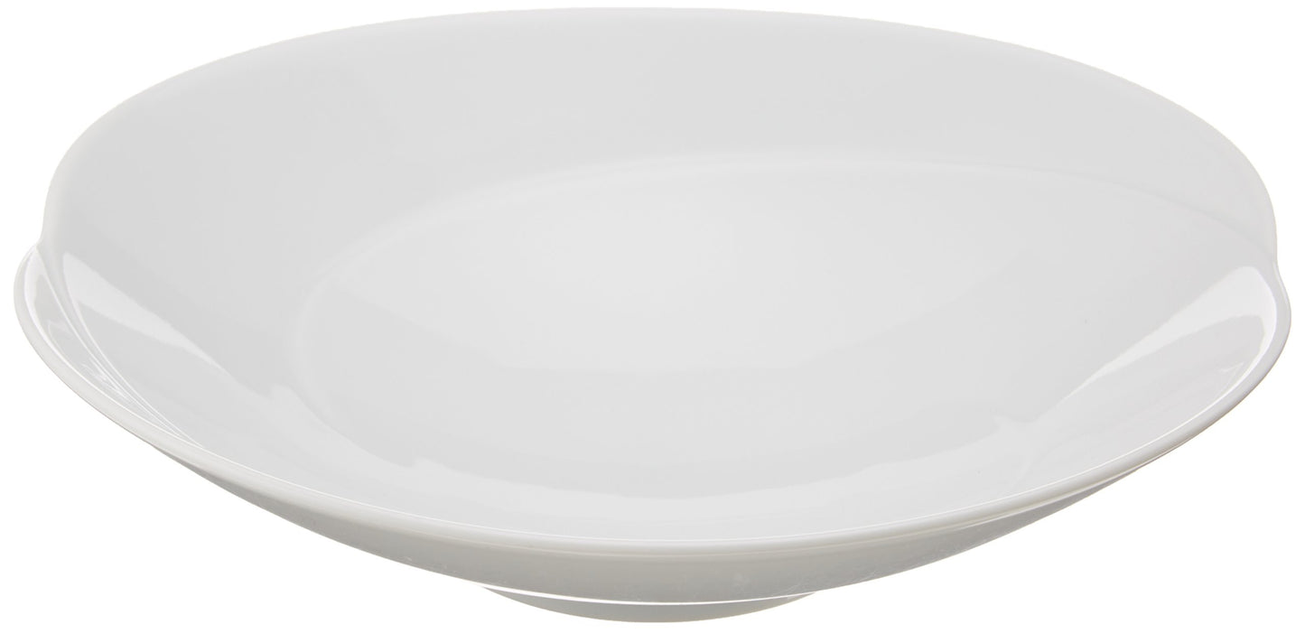 Hakusan Pottery ama-456339 Medium Shallow Pot, White Porcelain, Approx. 6.7 x 1.5 inches (17 x 3.8 cm), Tomoe Hasami Ware Made in Japan