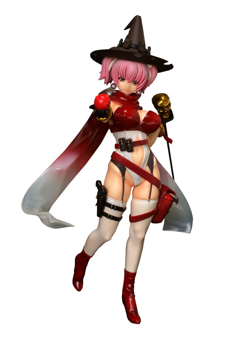Fairy Tale Figure Villains Crimson Red Witch Queen of Poisonous Apple Candy Resin Statue