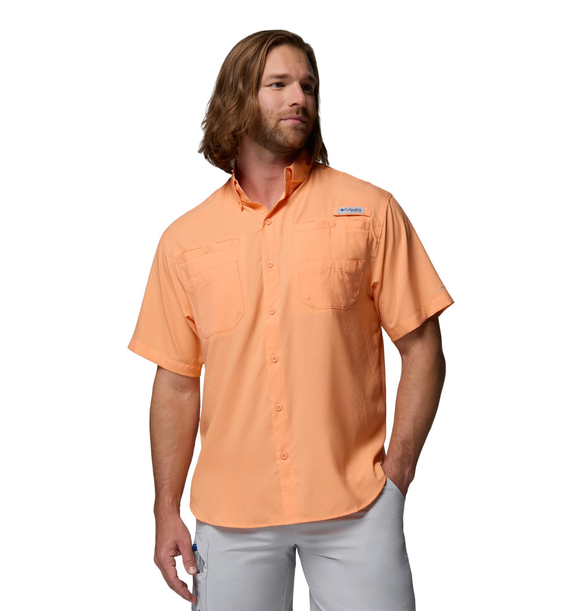 Columbia Men's PFG Tamiami II Short Sleeve Sun Protection Fishing Shirt