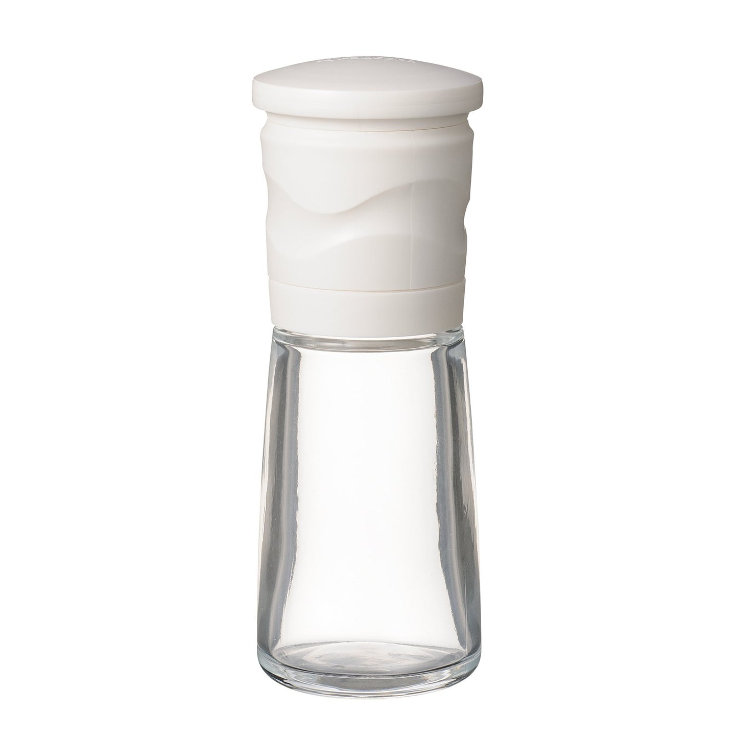 Kyocera CM-15N-WH Mill, 3.4 fl oz (90 ml), Ceramic, Salt & Pepper, Crystal Salt, Rock Salt, Pepper, Spices, Japanese Pepper, Seasoning Container, Coarseness Adjustment, Decomposition Cleaning, White
