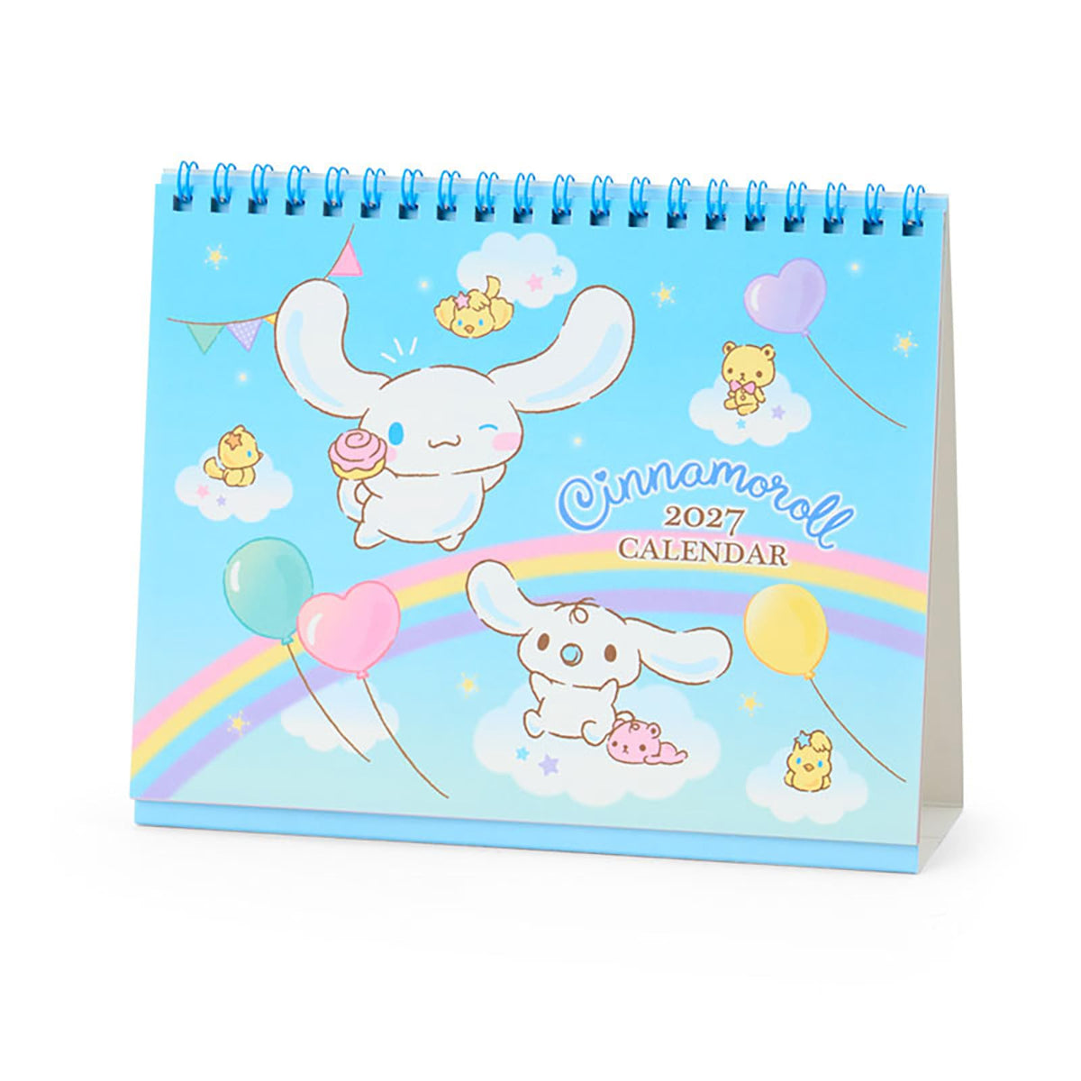 Sanrio 921378 Ring Calendar, 2027 Cinnamorrow, Includes Happy Day and Moon Ages, Tabletop