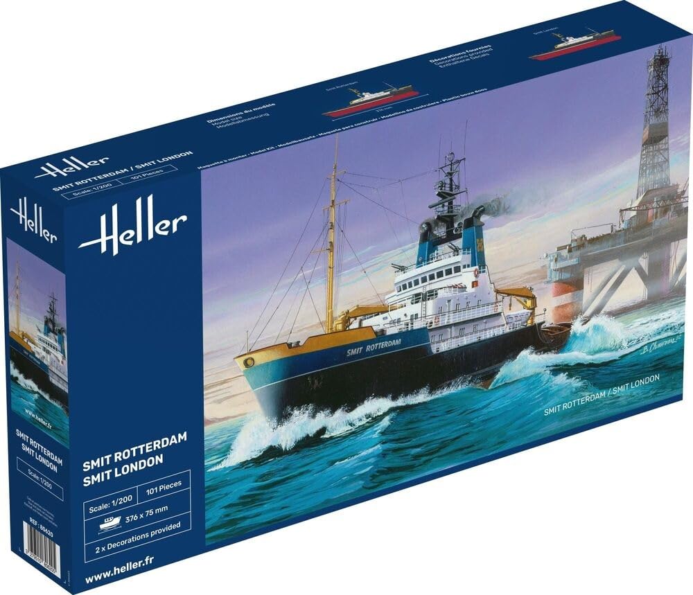 Platz HE80620 HE80620 1/200 Ocean Tugboat Smit Rotterdam Plastic Model