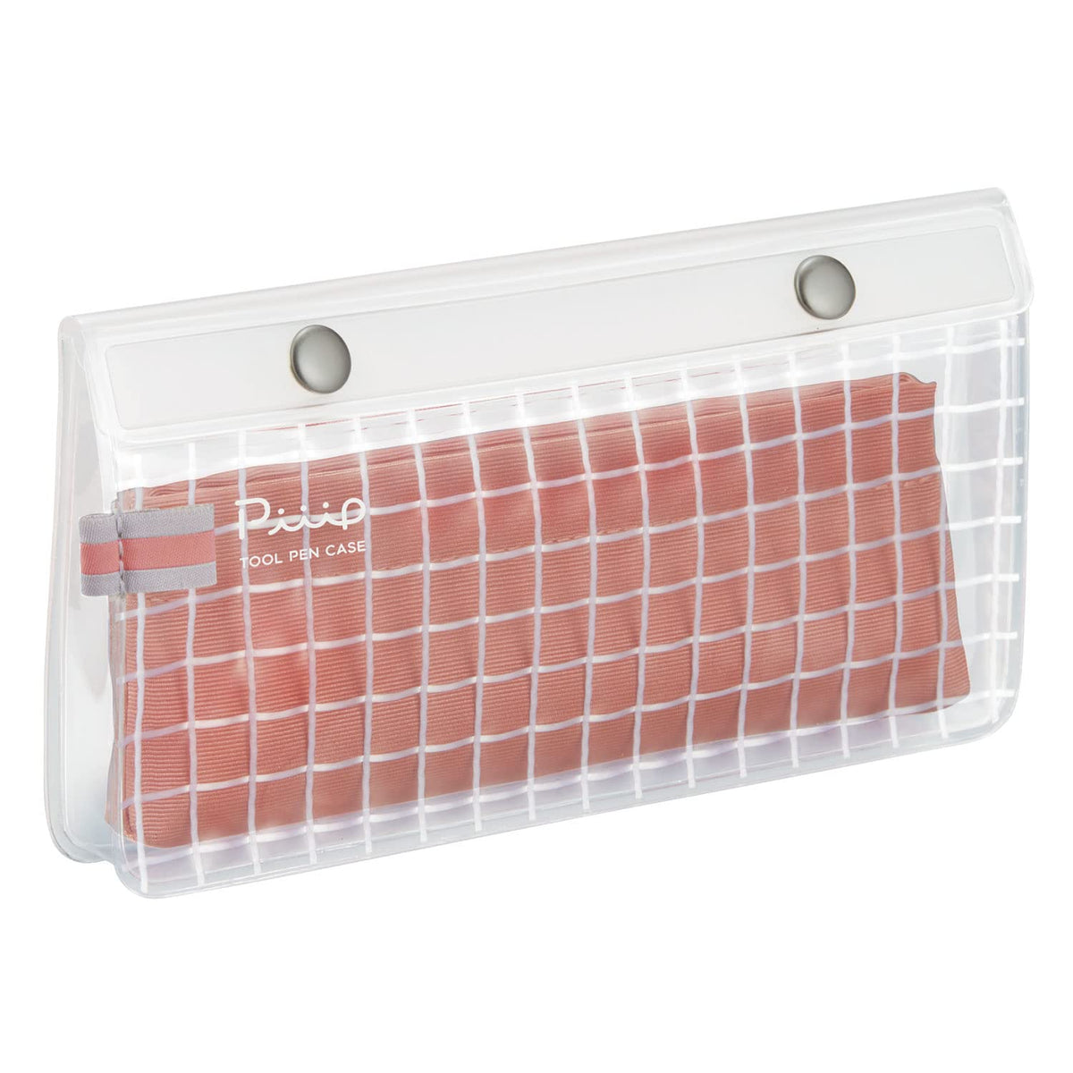 KOKUYO F-VBF241-6 Pencil Case, Tool Pen Case, Peep, Flat Type, Pink Terracotta