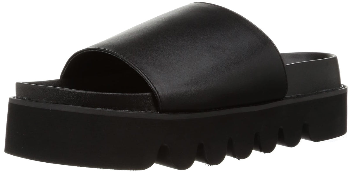 Love Hunter 1967 Men's Slush Sandals, Thick Sole, Black, L 3E