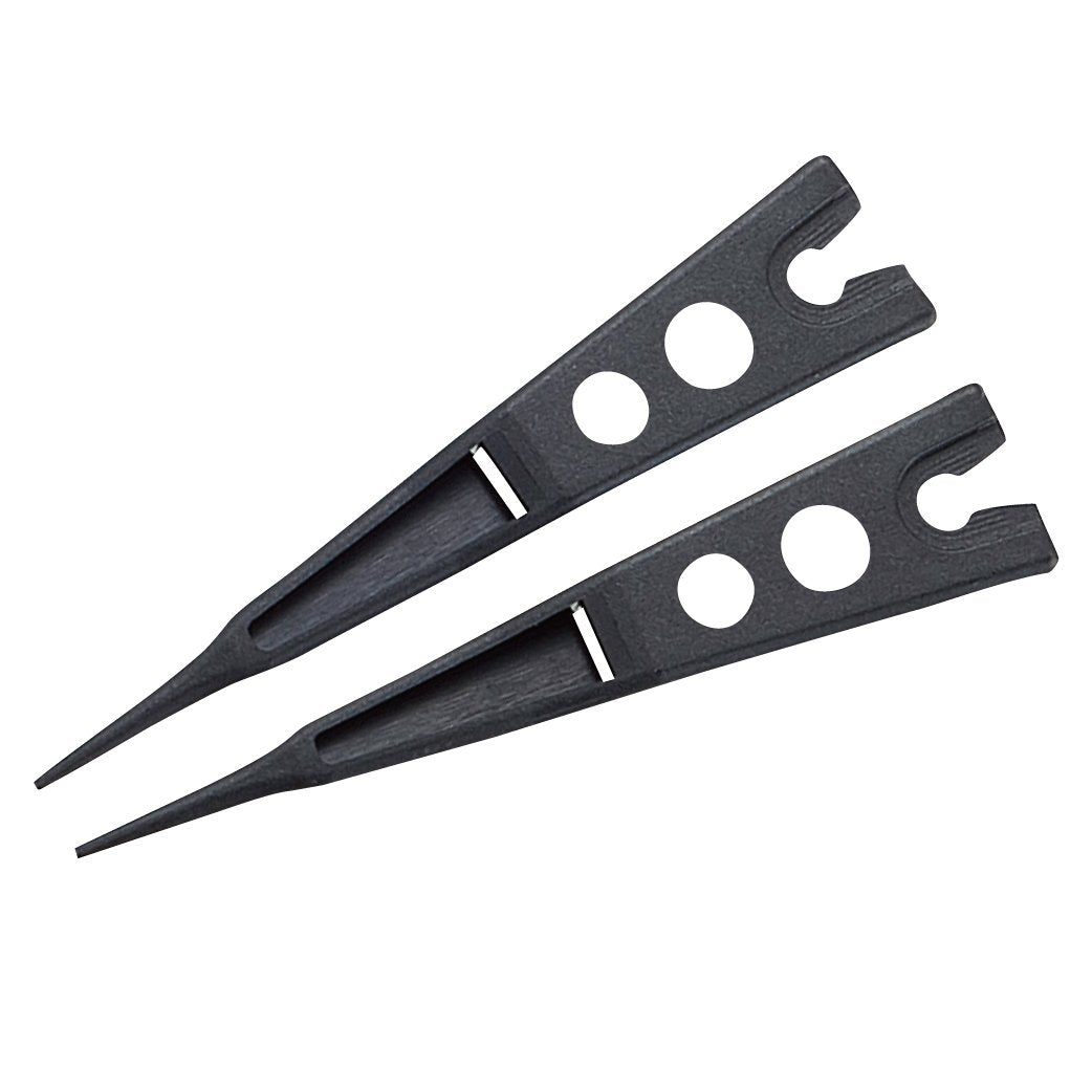 Hozan P-644S-1 ESD Chip Replacement Tip Tweezer Replacement Part, Tip Width 0.02 inch (0.6 mm), Tapered Type