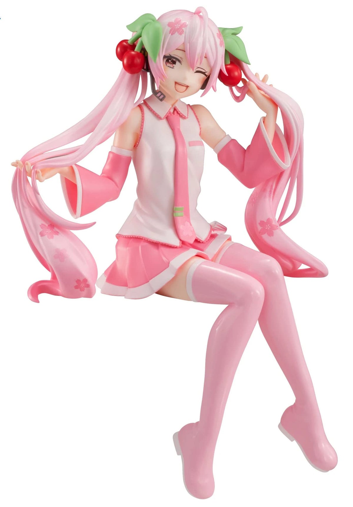 Furyu AMU-SHP0477 Hatsune Miku Sakura Miku Wink ver. Noodle Stopper Figure