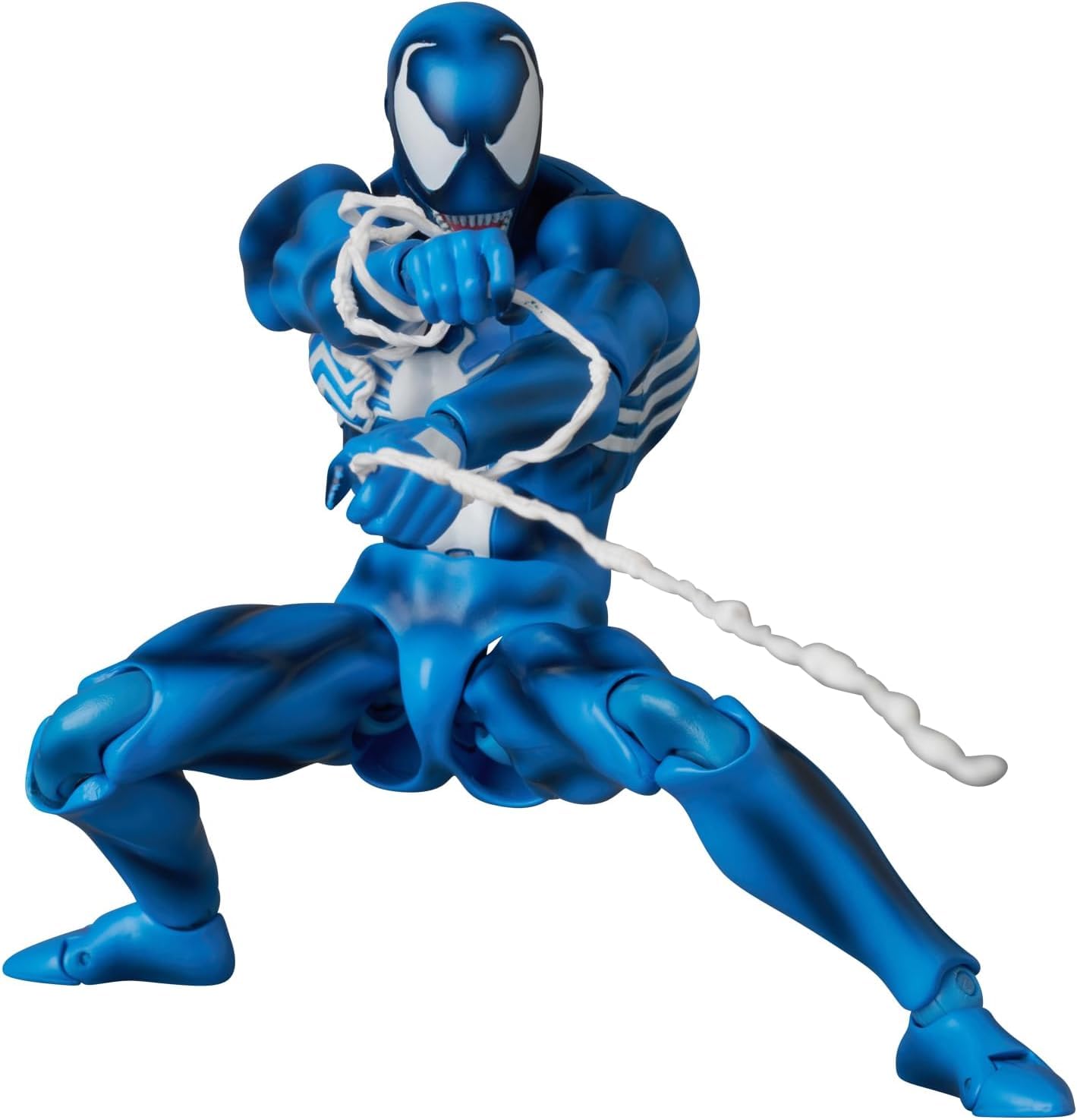 Medicom Toy MAFEX No. 298 Venom Comic Blue Version, Total Height Approx. 6.3 inches (160 mm), Non-Scale Painted Action Figure