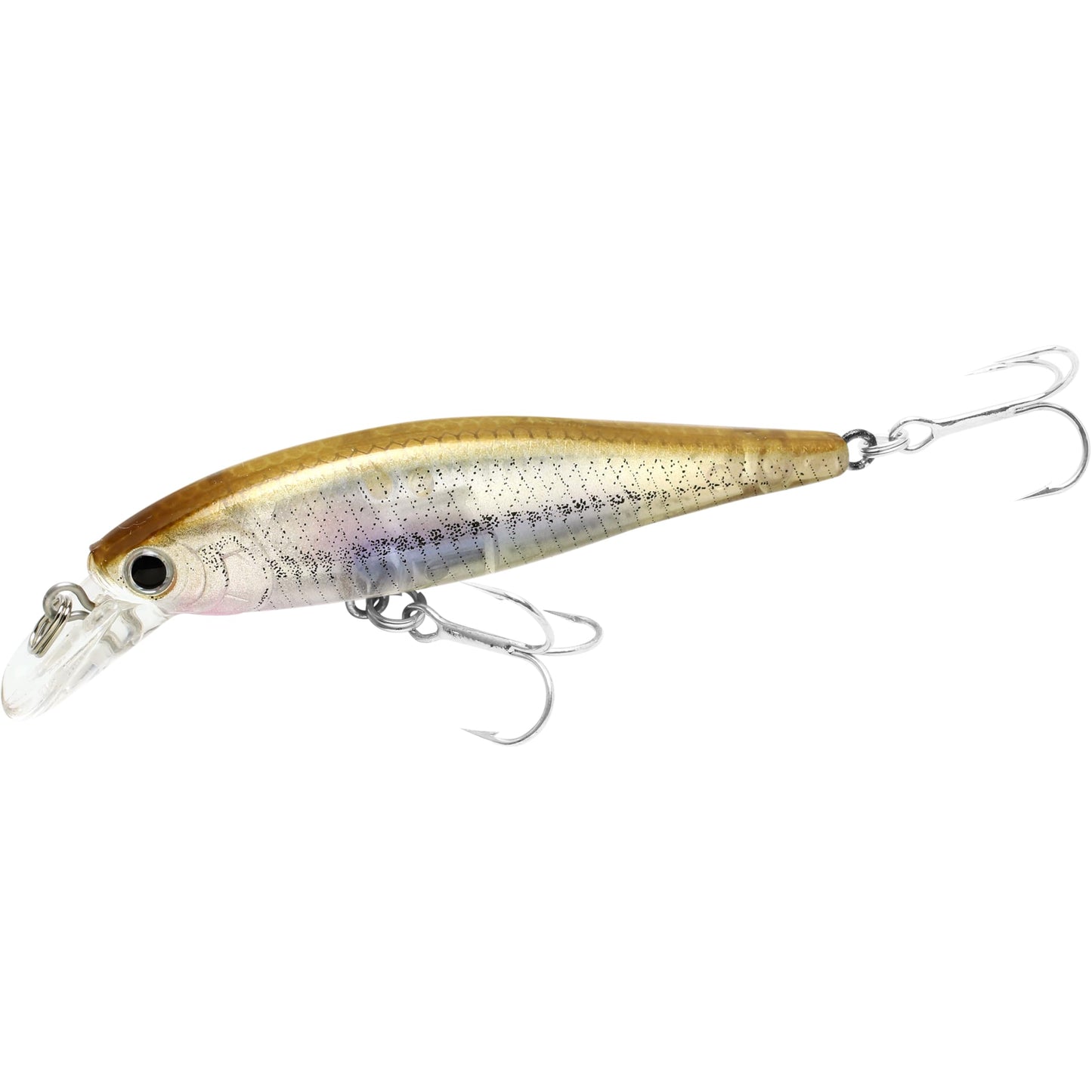 LUCKY CRAFT B'Freeze 65SP, 2330 Real Tane Wakasagi, JDM Jerkbait Side by Side Action Wobbling River Trout Pond Fishing Freshwater Lake Bass Fishing Bait