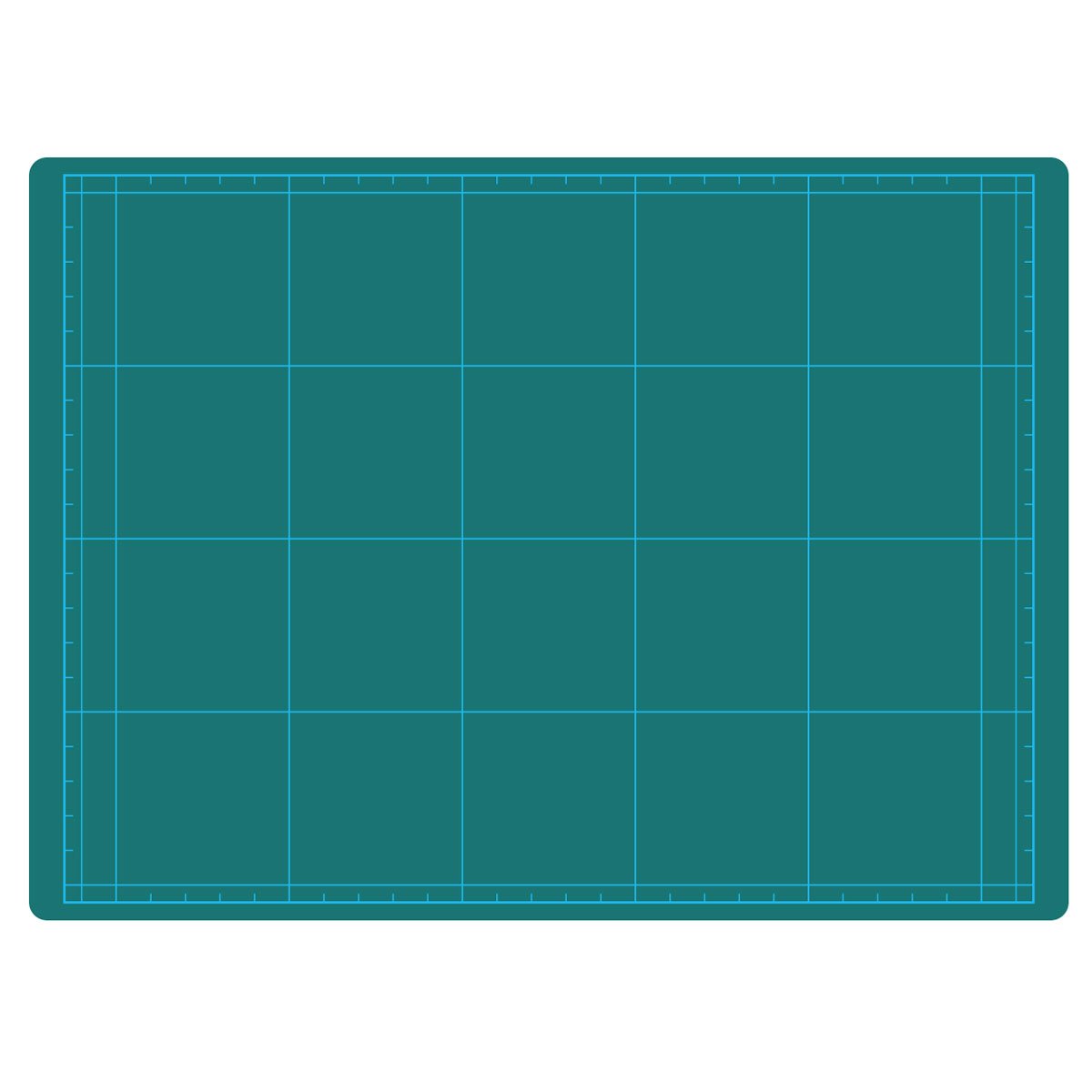 Uchida Cutting Mat, Cost Compatible, Double-Sided A4 Green