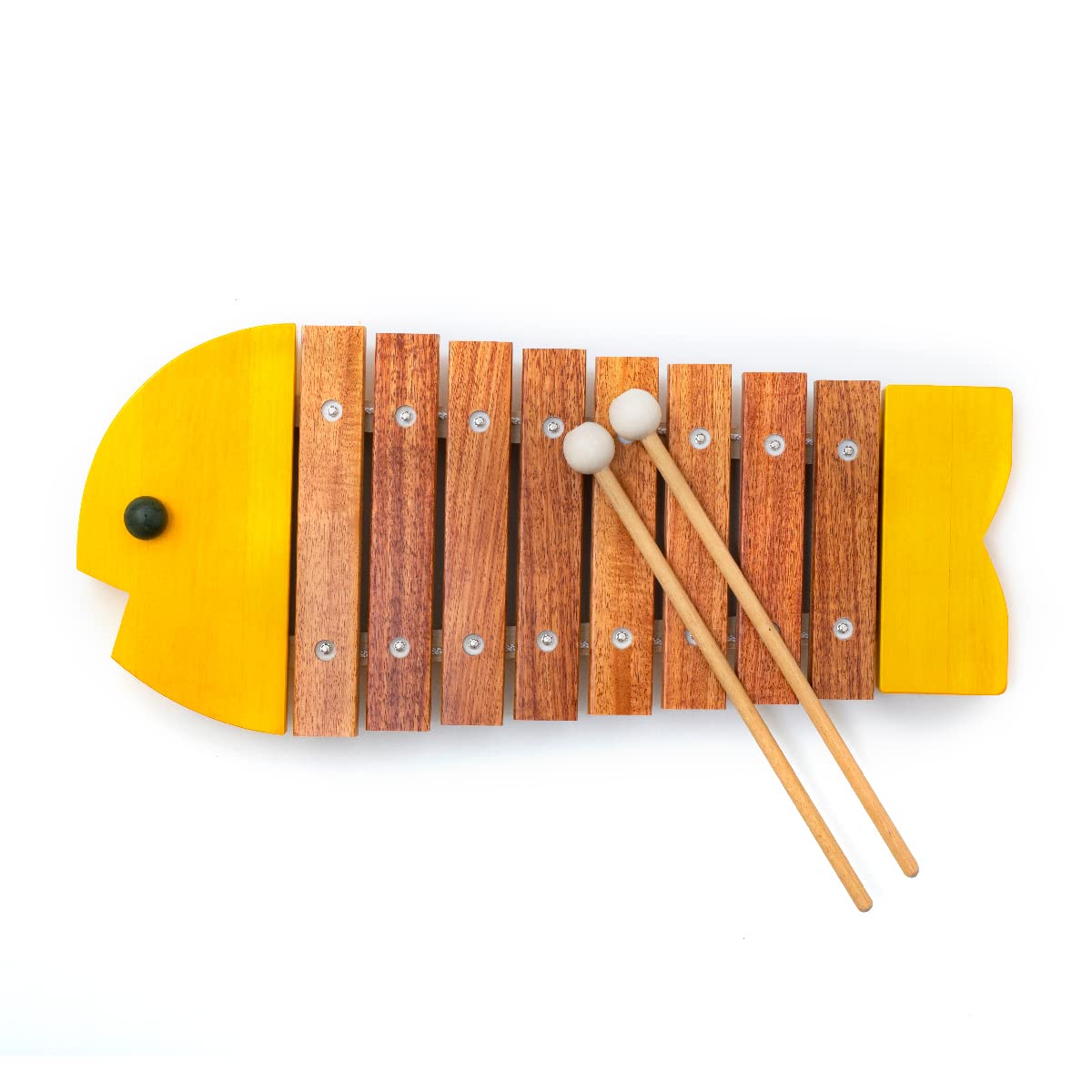Bonerundo Fish Xylophone Yellow (Japan Import)