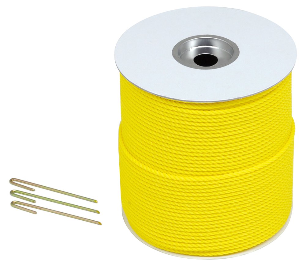 Toei Light (to-ei Light) Grand Rope 6 X 300 (4) Grand Mechanics Rope: Yellow 6 mm X 300 m Polyethylene Stakes 4 mm X 14.5 cm G1577