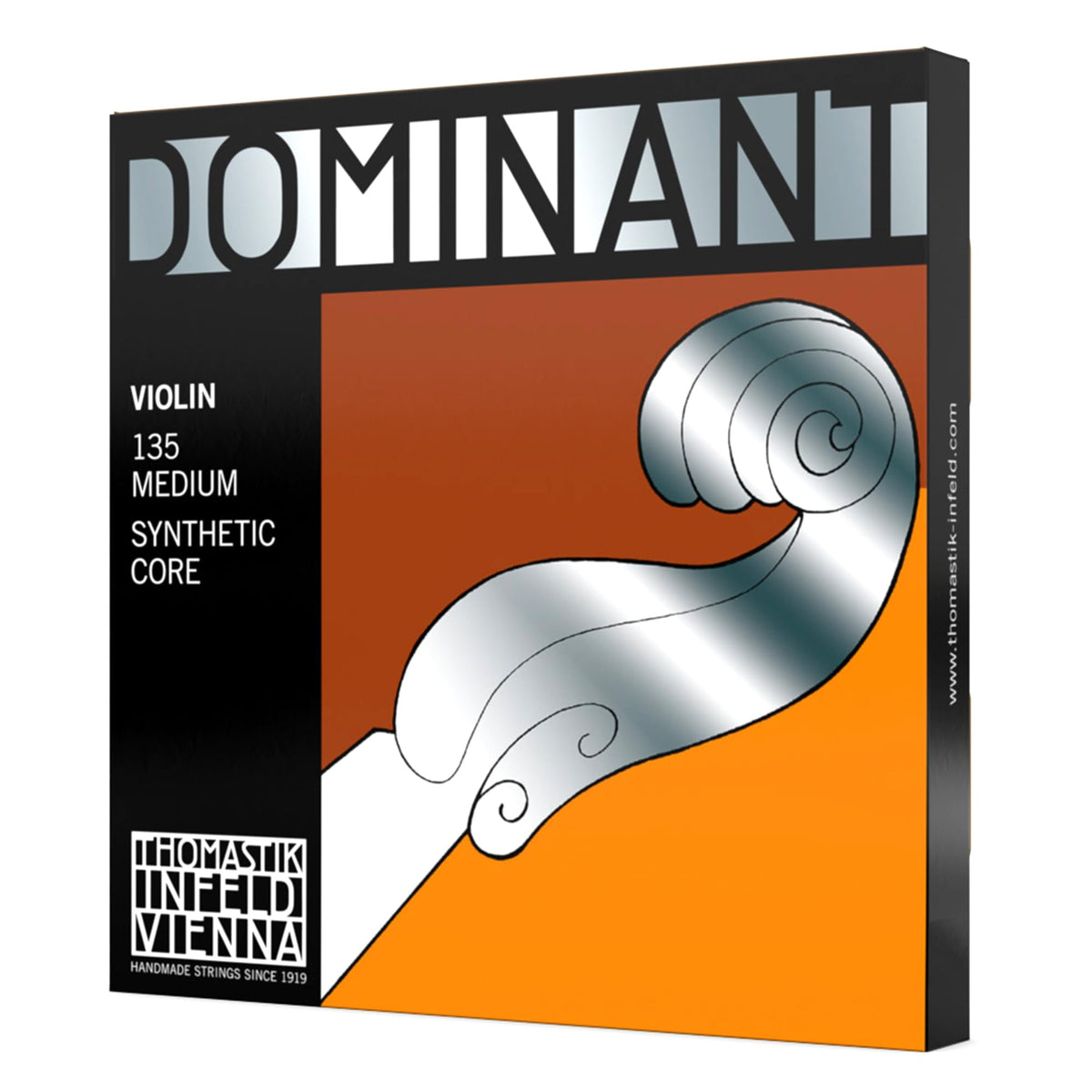 Thomastik-Infeld Dominant Violin Strings Complete Set - Durable Violin E String with Aluminum Wound Ball End - Versatile and Flexible with Easy Modulation for a Rich Tone
