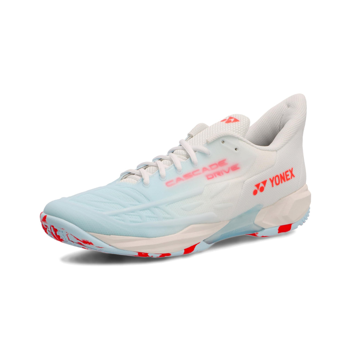 Yonex Power Cushion Cascade Drive Badminton Shoes, white/water blue (619), 22.5 cm