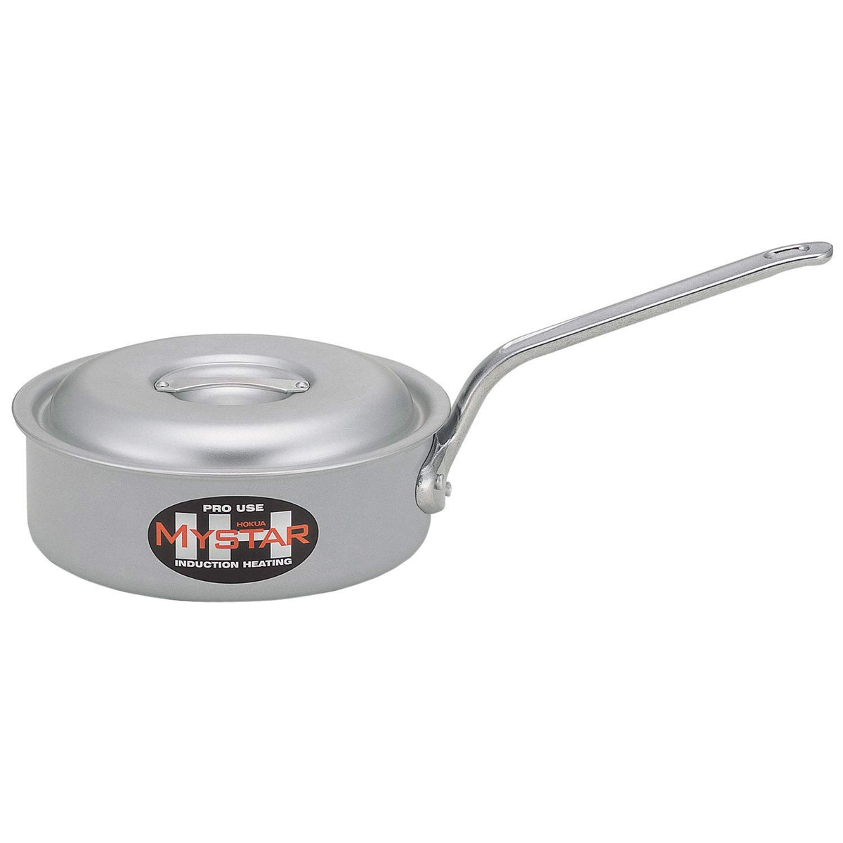 HOKUA AKTA401 Meister Commercial IH Single Handed Shallow Pot 7.1 inches (18 cm)