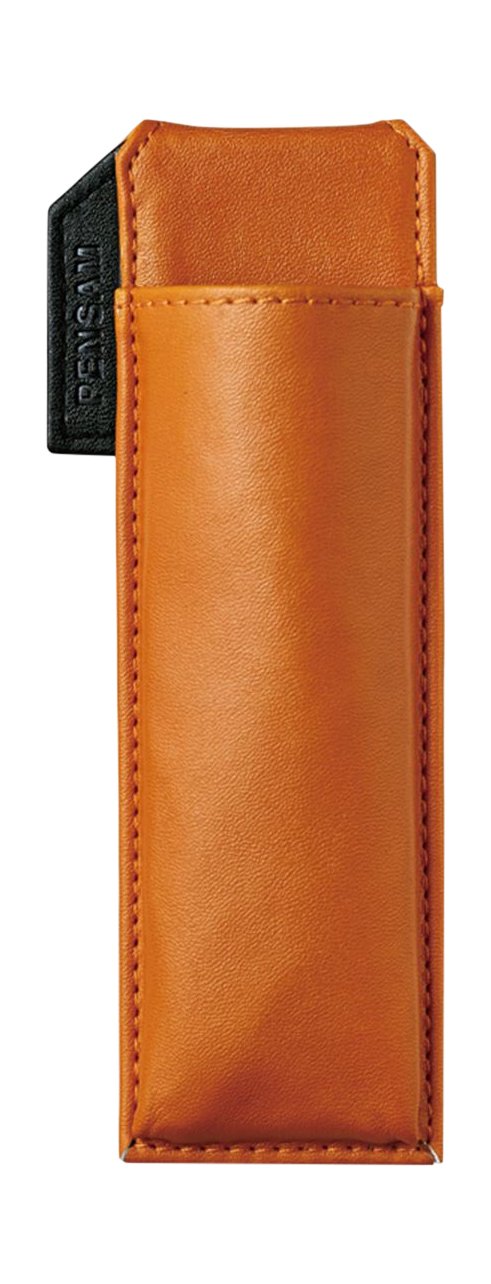 King Jim Pencil Case, Pen Sum, Slim Orange, 2001 Ole, Storage Capacity: Approx. 2 Pens