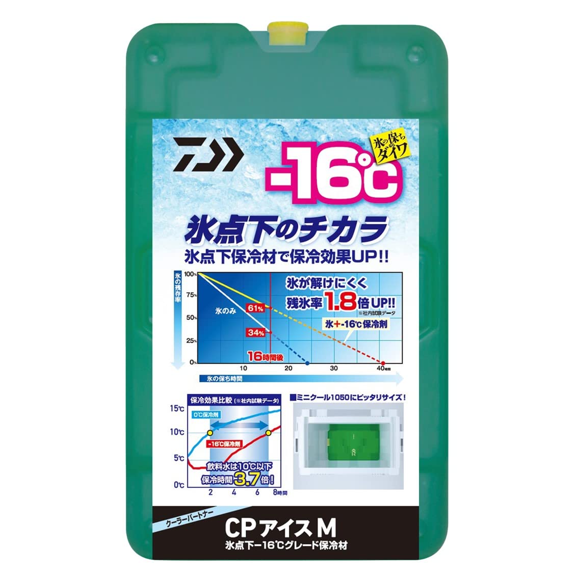 Daiwa CP Ice Cold Pack, Green, M