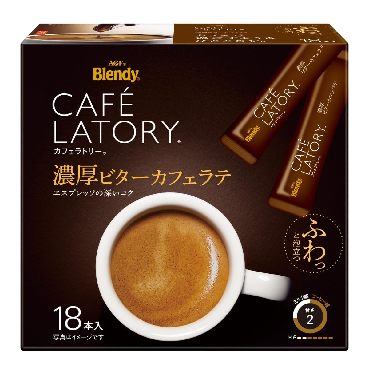 AGF Blendy Cafe Ratory (18 x 3 boxes, Bitter Cafe Latte)