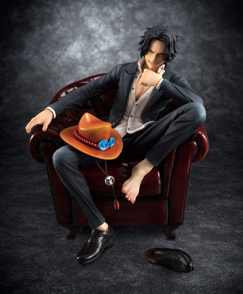 Megahouse Onepiece Portrait of Pirates S.O.C. Portgas D Ace Scale PVC Figure